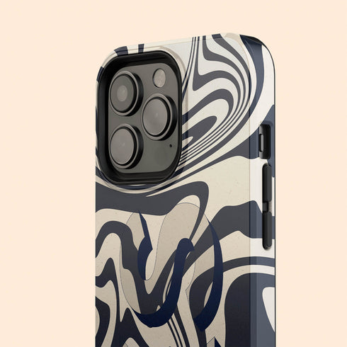 Custom Twister 3D Initials iPhone Case